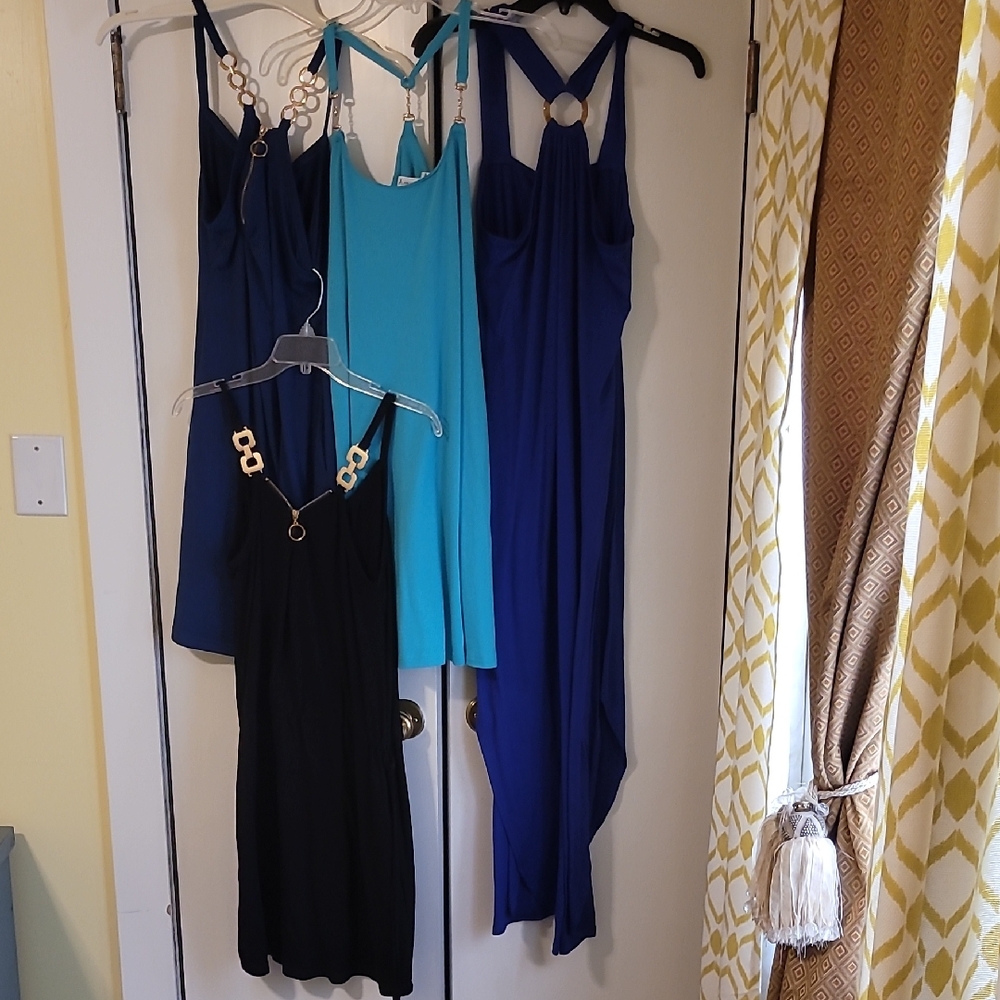 Elegant Dresses with Gold Accents